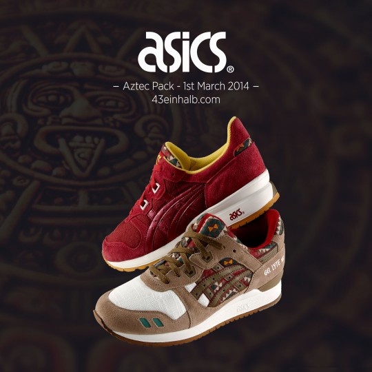 Asics Premium Aztec Pack – Release 01. März 2014