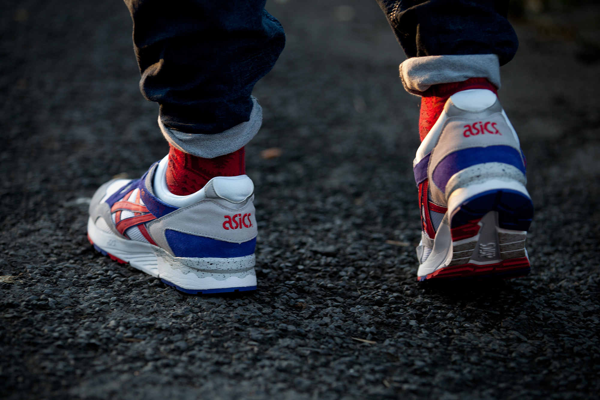 asics gel lyte v fiery red