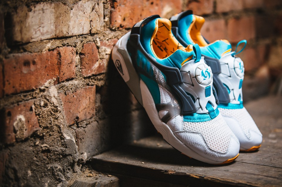 puma trinomic disc cyan