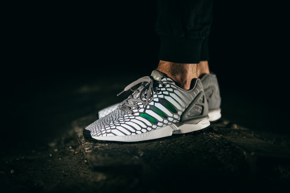 adidas zx flux xenopeltis snake