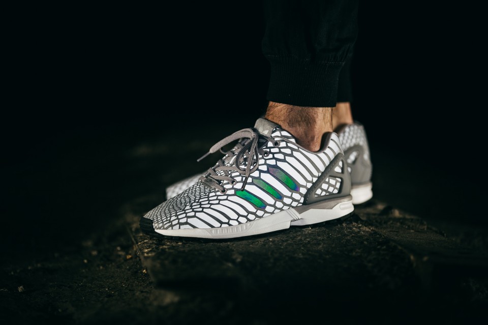 adidas zx flux xenopeltis snake