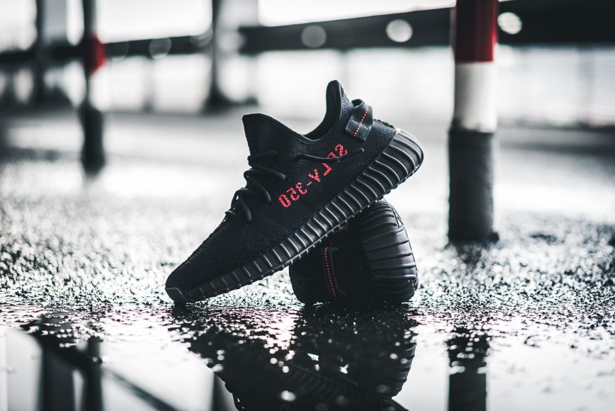 92% Off Yeezy boost 350 v2 black red infant on feet canada Moonrock 