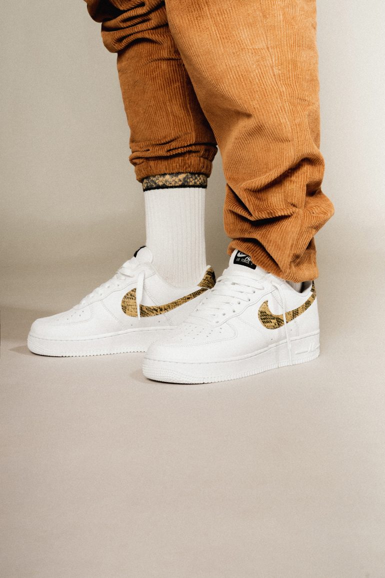 nike air force ivory snake