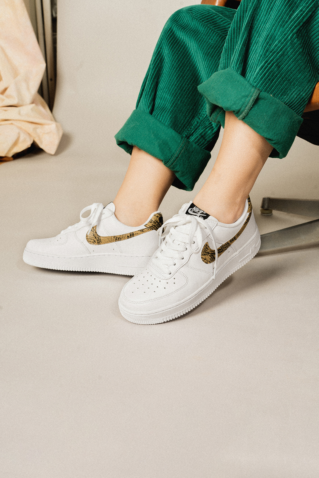 nike air force ivory snake