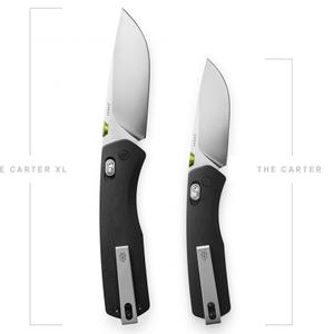 The Carter XL Taschenmesser - Black / Stainless / G10 /Straight