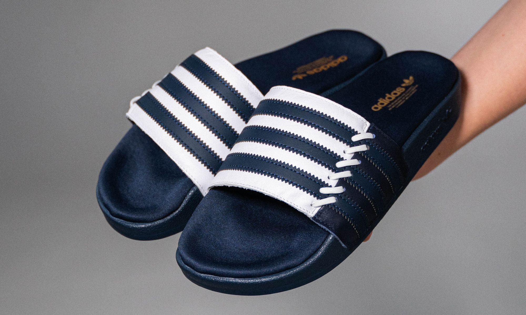 Adidas Adilette W - Pale Nude / Core Black / Pale Nude • stickabush.com