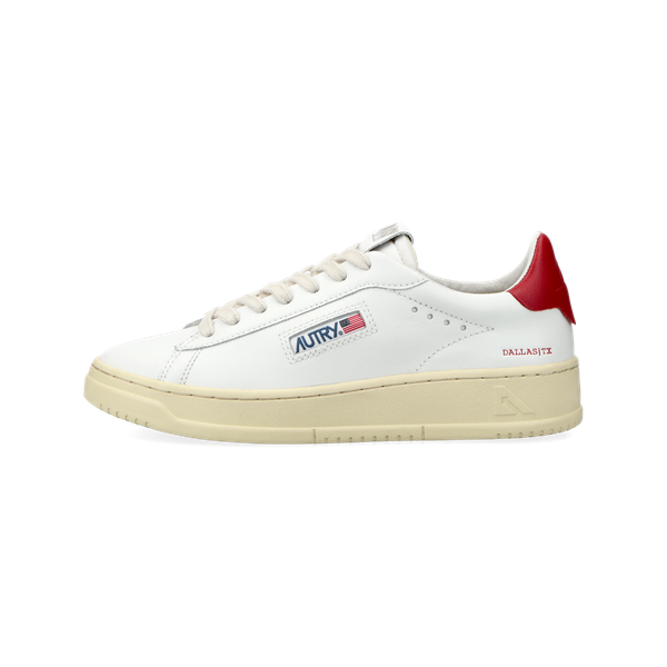 Autry Dallas Low W (weiß / rot) | 43einhalb Sneaker Store