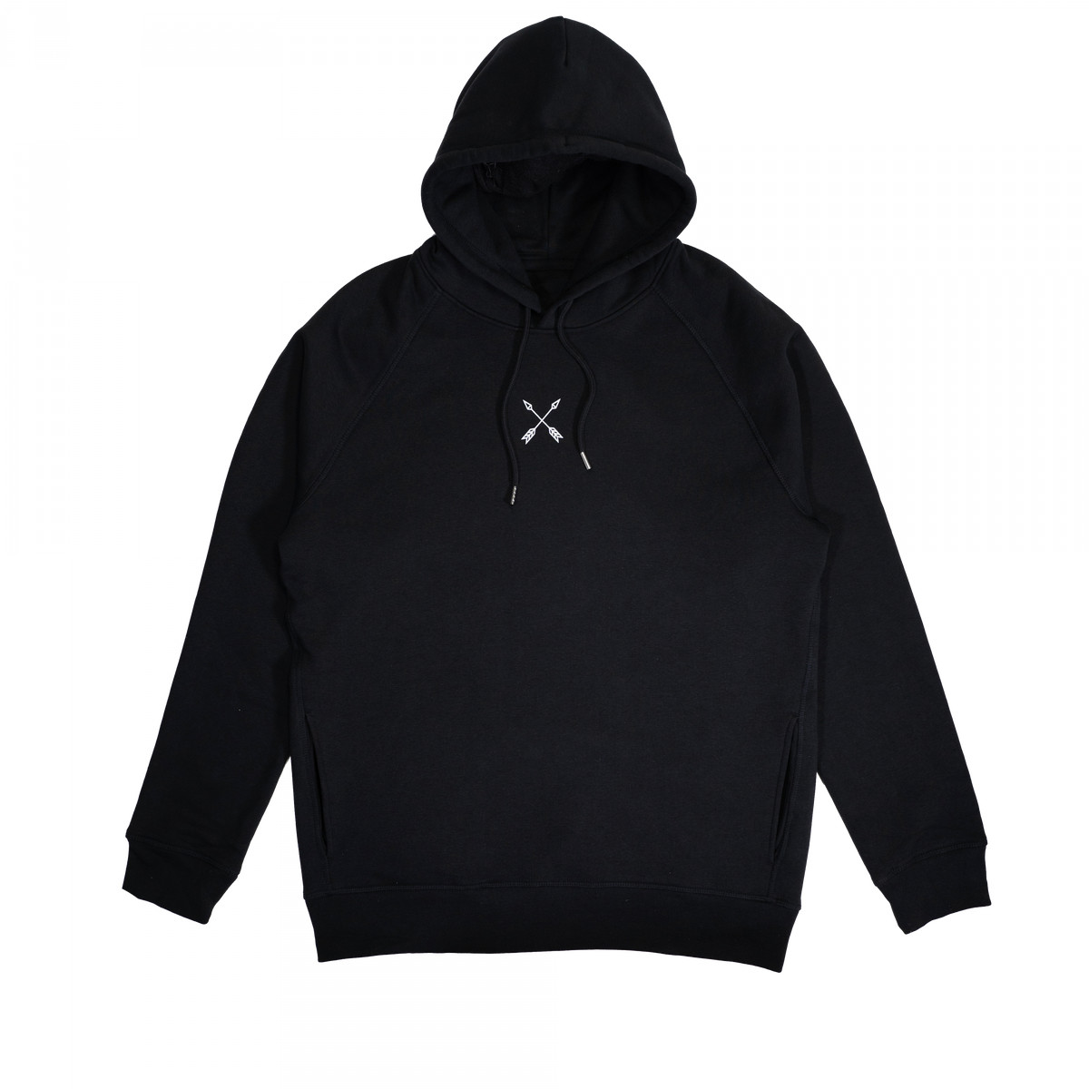 MEINE JUNGS Hoodie Erwachsene Basic schwarz S - Hoodies & Zip Hoodies
