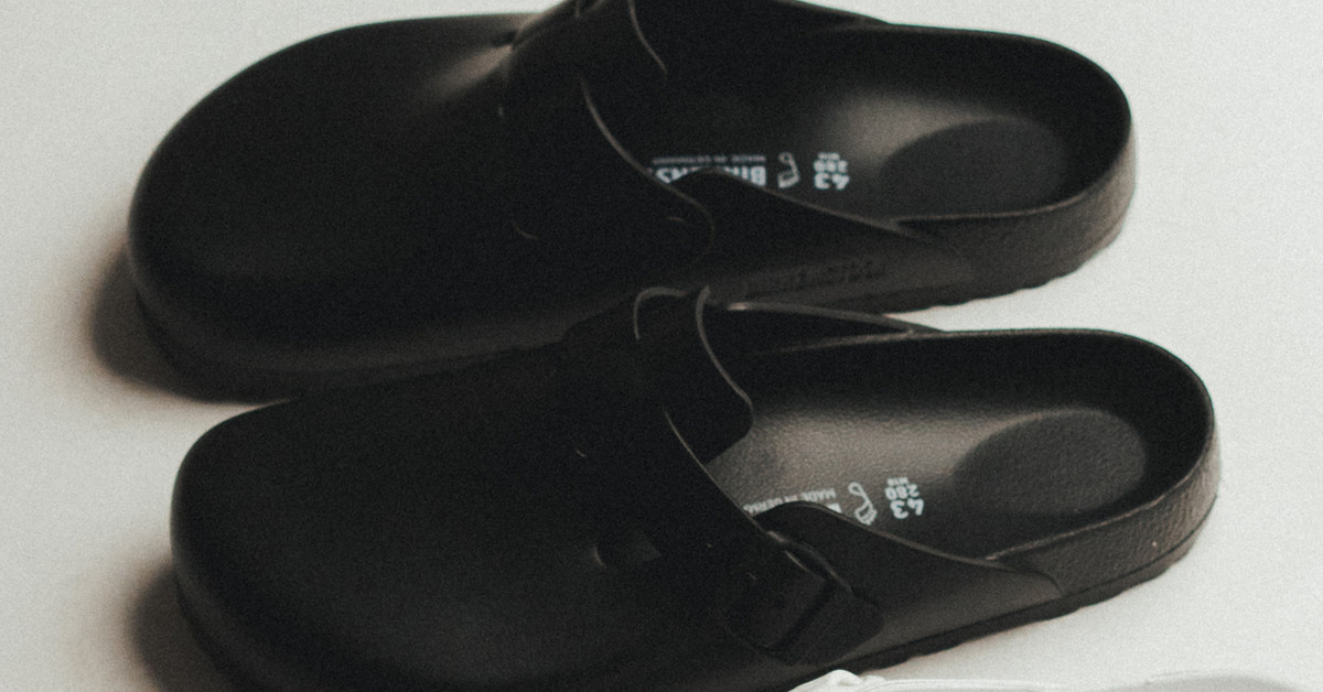 birkenstock boston eva black