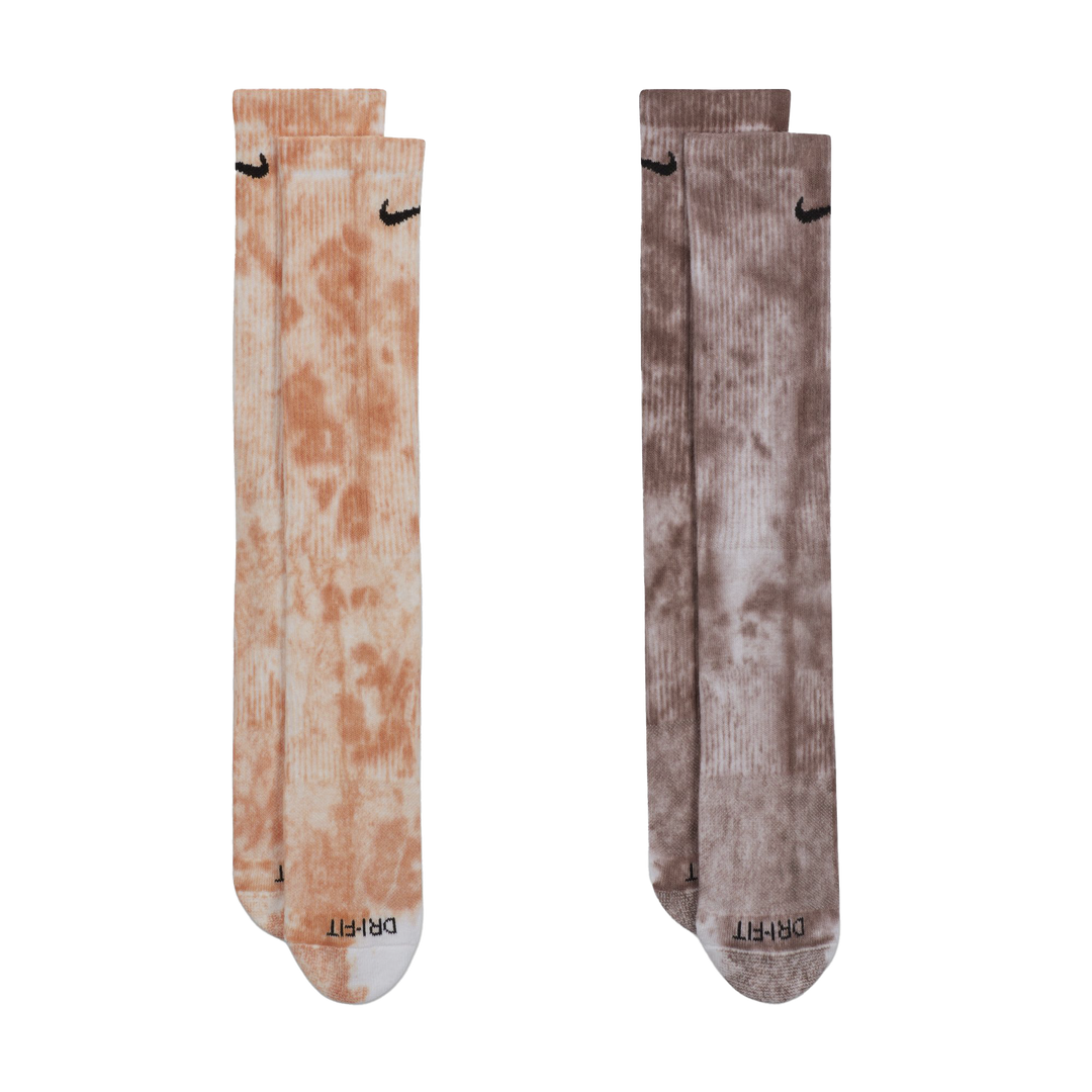 cushioned tie dye crew socks