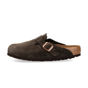 Birkenstock Boston Soft Footbed Suede (Leather Mocha)
