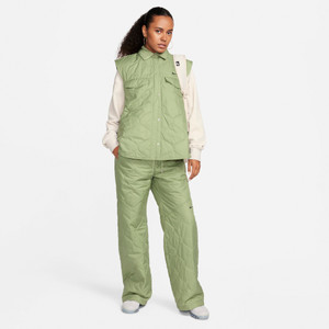 Womens Vest (oil green / black)