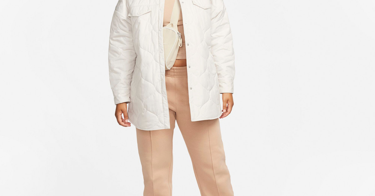 nike womens quilted jacket