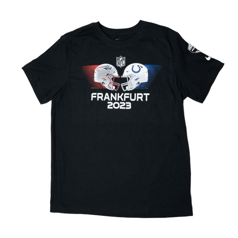 Nike Essential Tee NFL Frankfurt Games Pats Colts (dark grey
