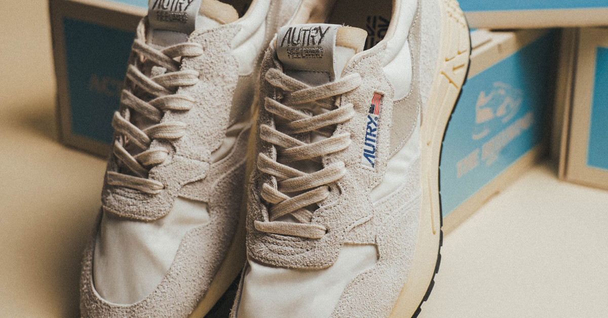 Autry Reelwind Low (nylon / crack white / nat) | 43einhalb Sneaker Store