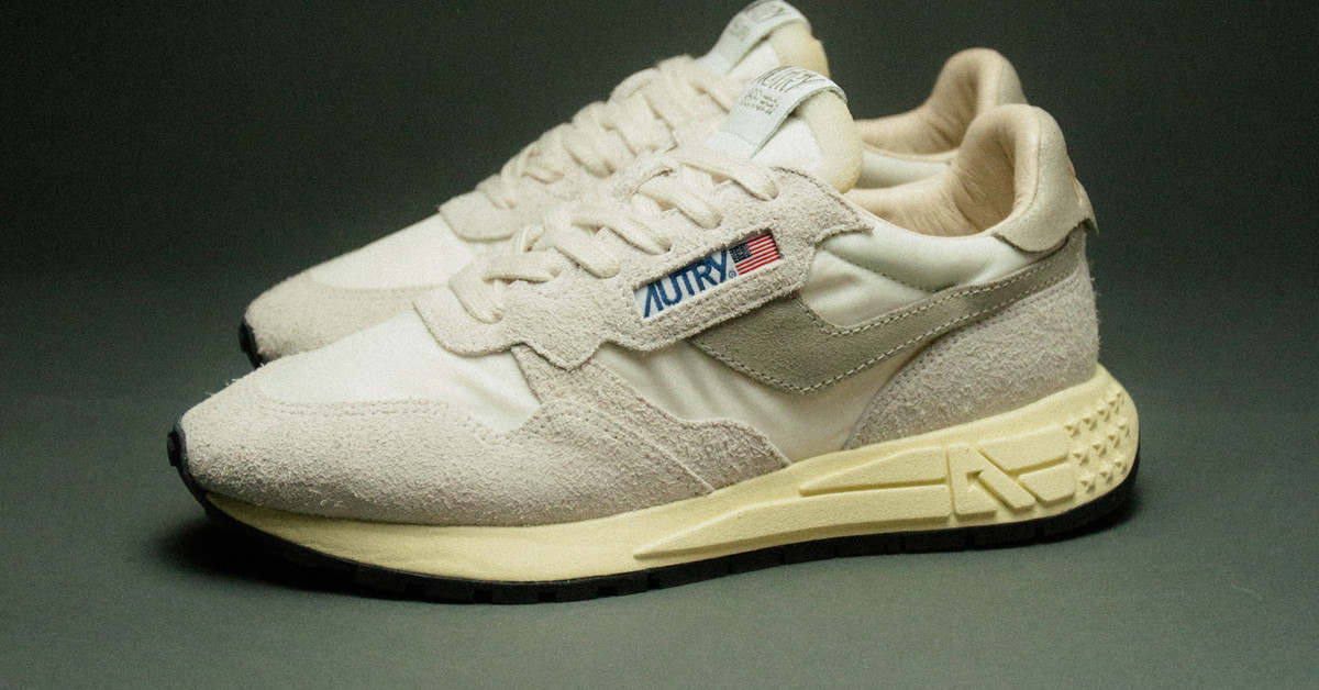 Autry Reelwind Low W (nylon / crack / white / nat) | 43einhalb Sneaker