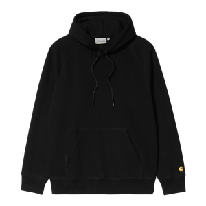 Carhartt WIP Chase Hoodie (black / gold)
