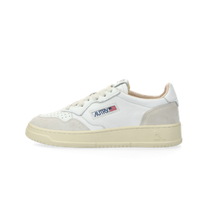 Autry Medalist Low W (goat / suede / white)