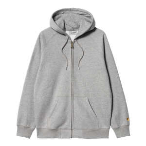 Carhartt WIP Hooded Chase Jacket (grey heather / gold)