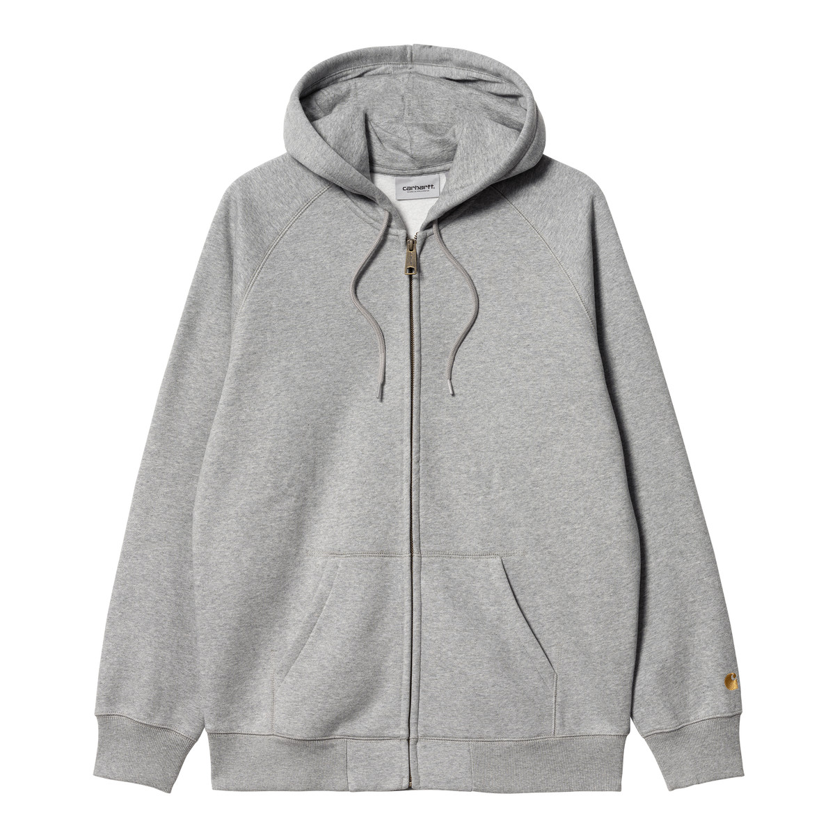 Carhartt WIP Hooded Chase Jacket grau XL - Hoodies & Zip Hoodies