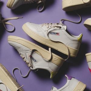 Medalist Low W (leat / leat white / lime yl)