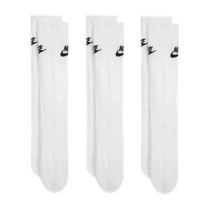 Nike Sportswear Everyday Essential Crew Socks 3 Pack (white / black)