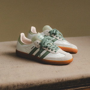 Samba OG W »Silver Green« (silver / green / putty mauve)