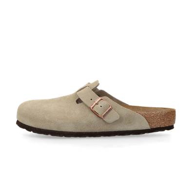 Birkenstock Boston Suede Leather Taupe | 43einhalb Sneaker Store