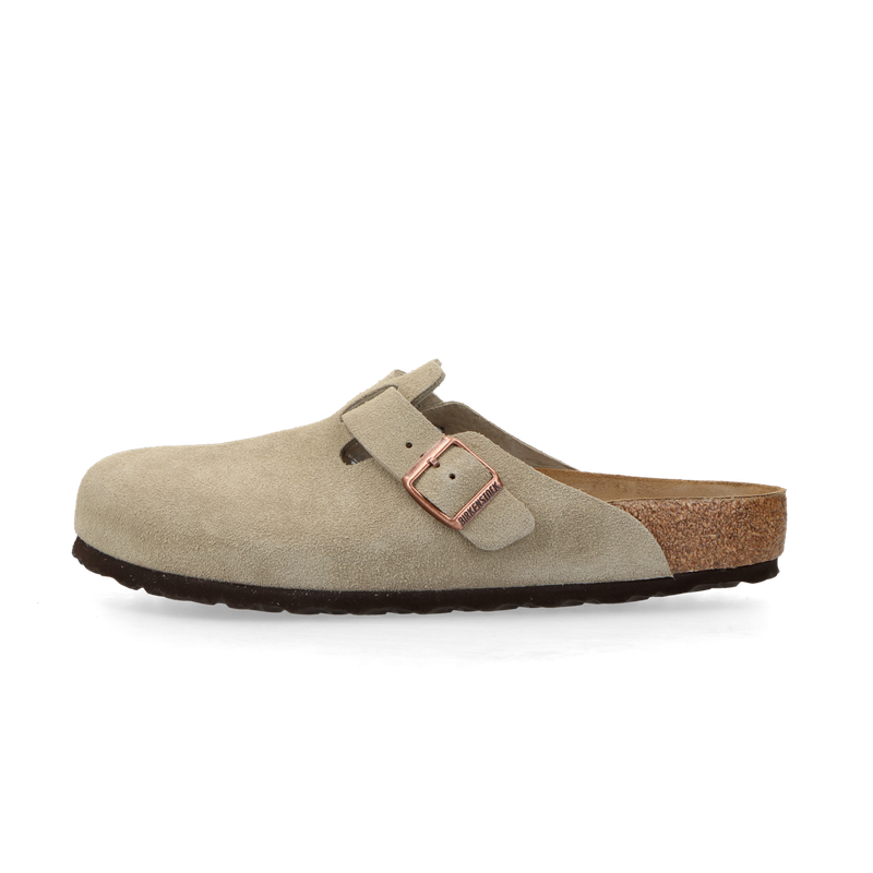 Birkenstock Boston Suede Leather Taupe | 43einhalb Sneaker Store