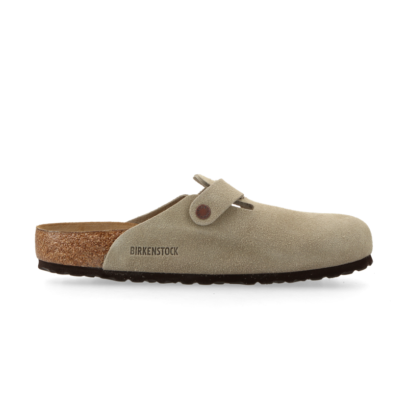 Birkenstock Boston Suede Leather Taupe | 43einhalb Sneaker Store