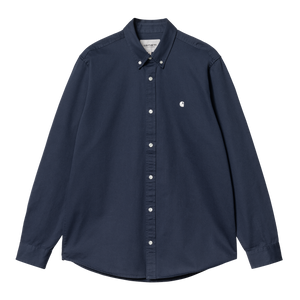 Carhartt WIP L/S Madison Shirt (air force blue / wax)