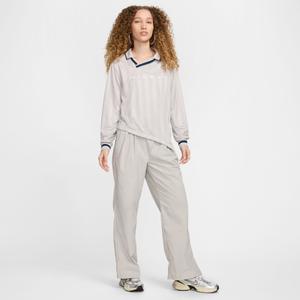 Dri-FIT Jacquard long-sleeved jersey (lt iron ore / flax / white)