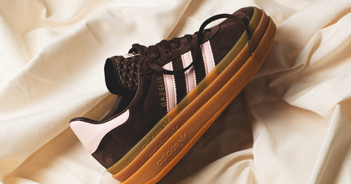 adidas Gazelle Bold W (auburn / ice pink / gold) | 43einhalb