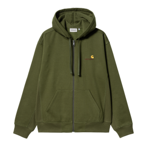 Carhartt WIP Hooded American Script Jacket (tarragon)