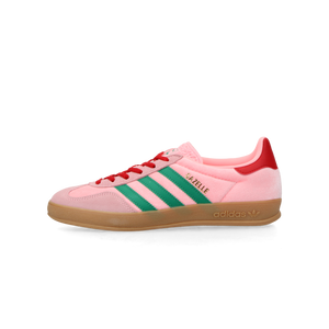 adidas Gazelle Indoor W (court green / glow pink / gum)