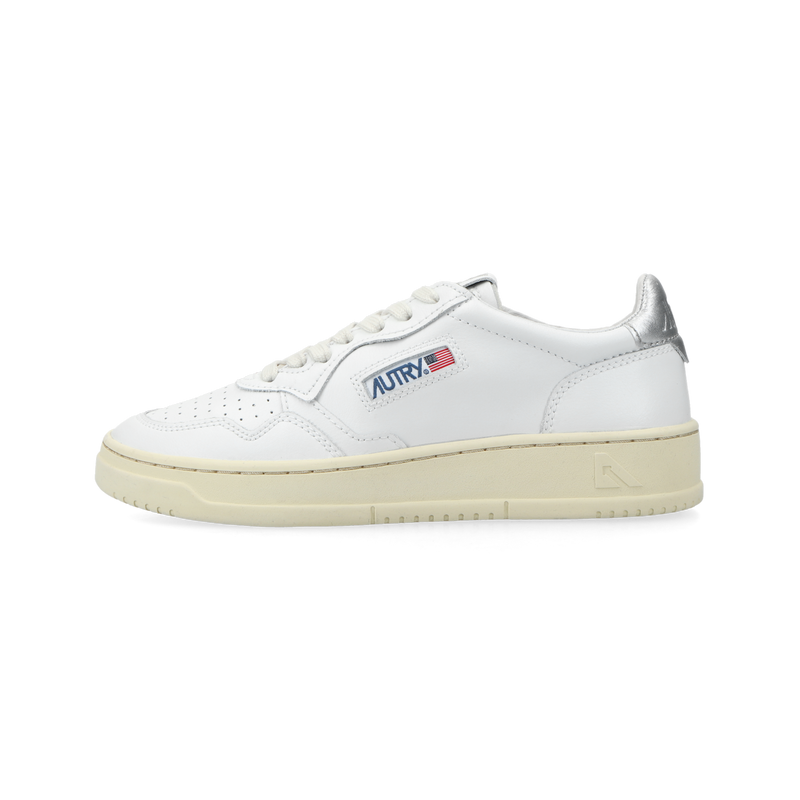Autry Medalist Low W (weiß / silber) | 43einhalb Sneaker Store