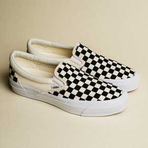 Classic Slip-On LX (checkerboard black / off white)