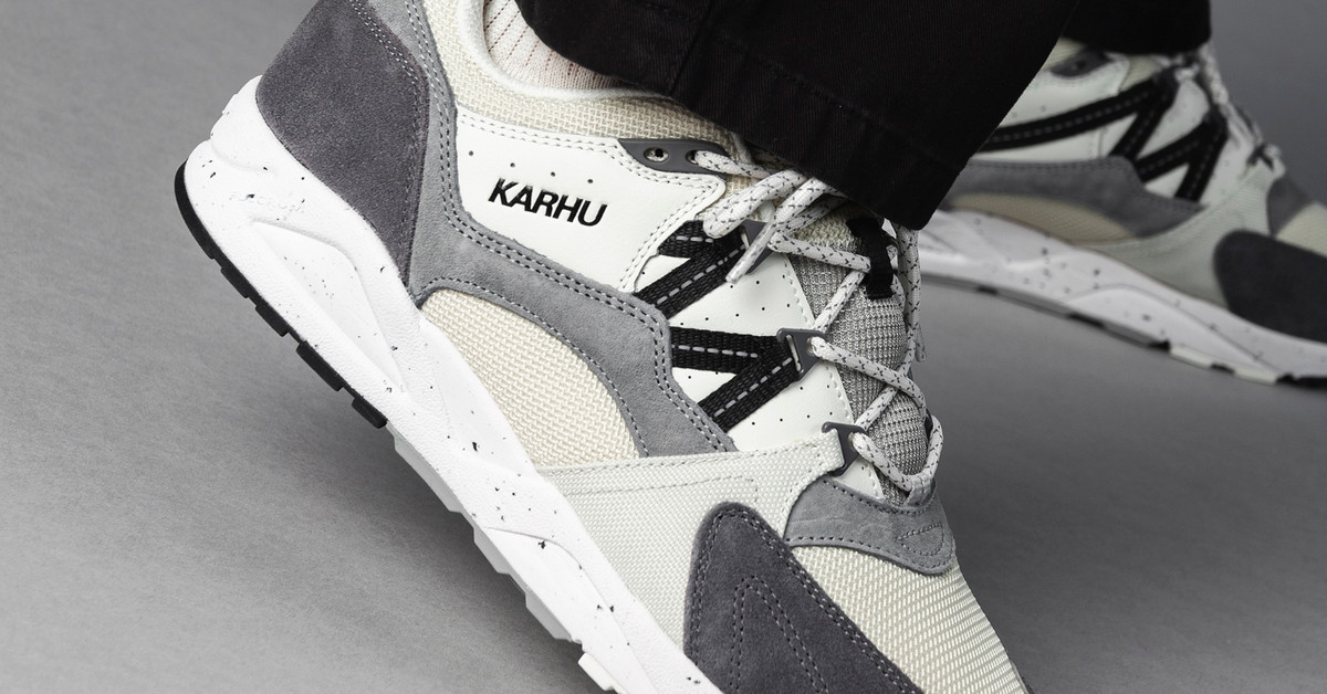 Karhu Fusion (limestone jet black) 43einhalb Sneaker Store