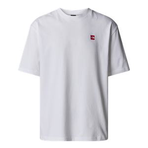 The North Face Unisex Axys Oversized S/S Tee (white / red)