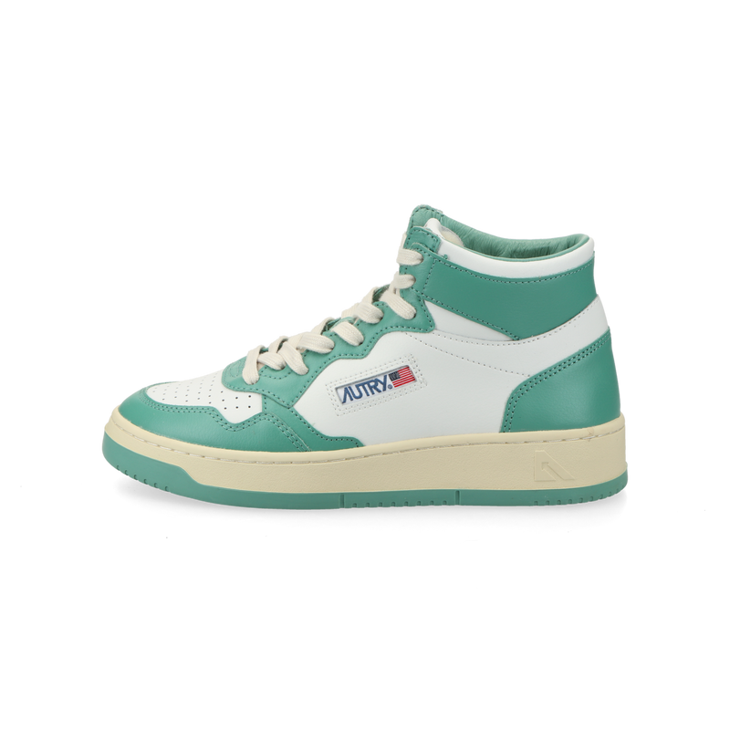 Autry Medalist Mid W (leat / leat white / malachite) | 43einhalb