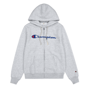 Champion Full Zip Hoodie Sweatshirt (grey)