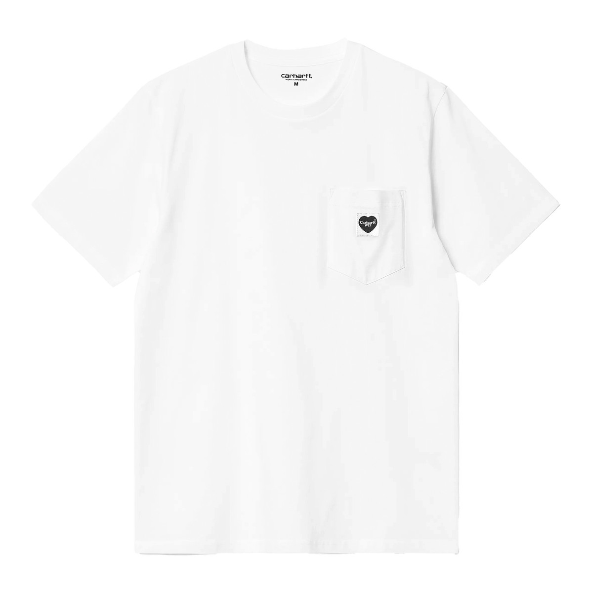 Carhartt WIP S/S Pocket Heart T-Shirt weiß S - T-Shirts & Tops