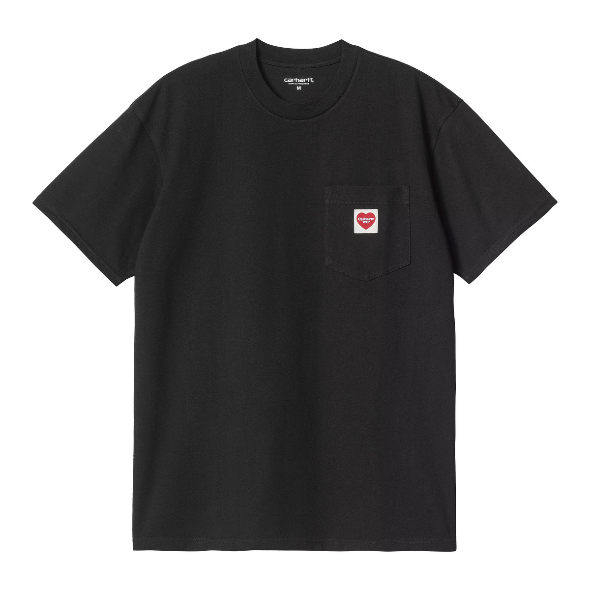 Carhartt WIP S/S Pocket Heart T-Shirt schwarz 2XL - Bekleidung Men