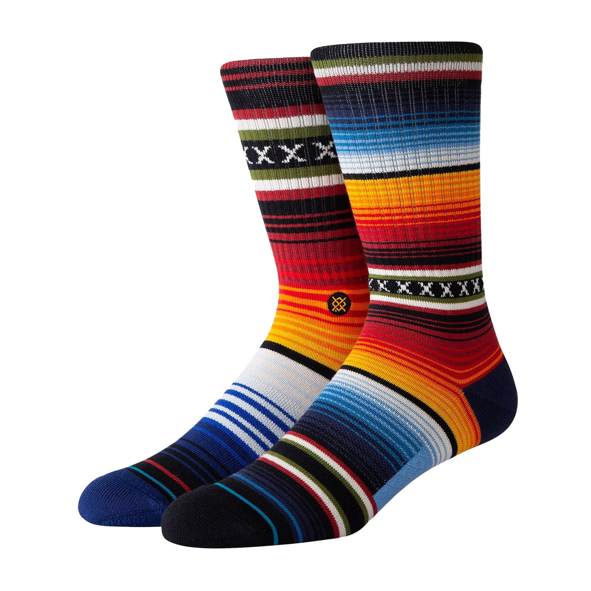 Stance Socks Curren ST Crew bunt M - Socken