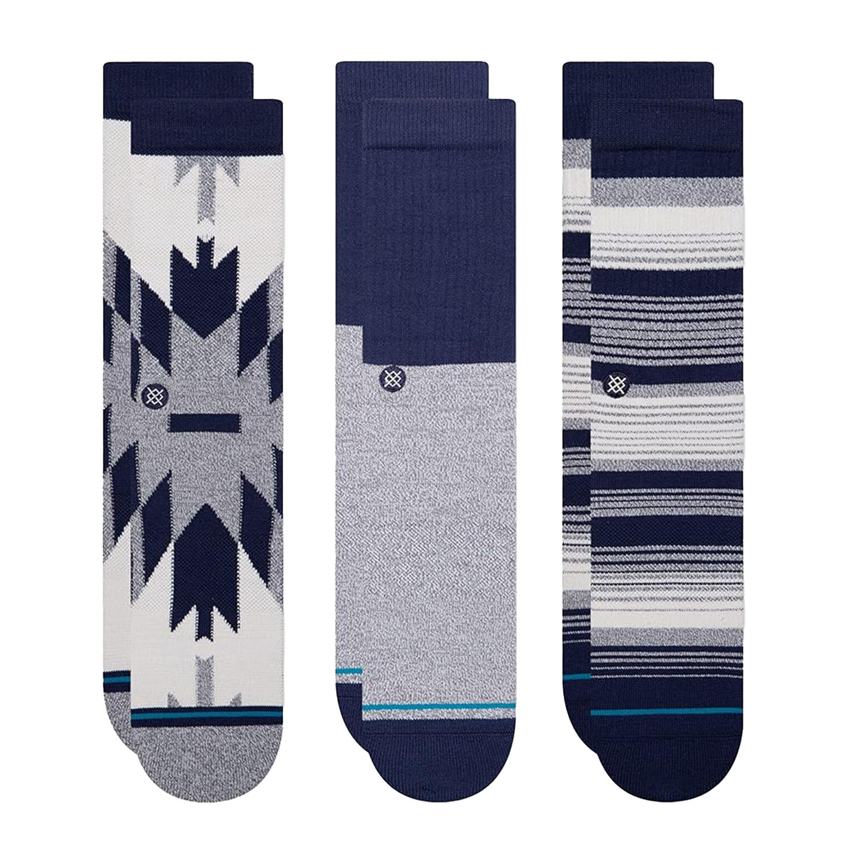 Stance Socks Tacoma 3 Pack blau / navy M - Socken