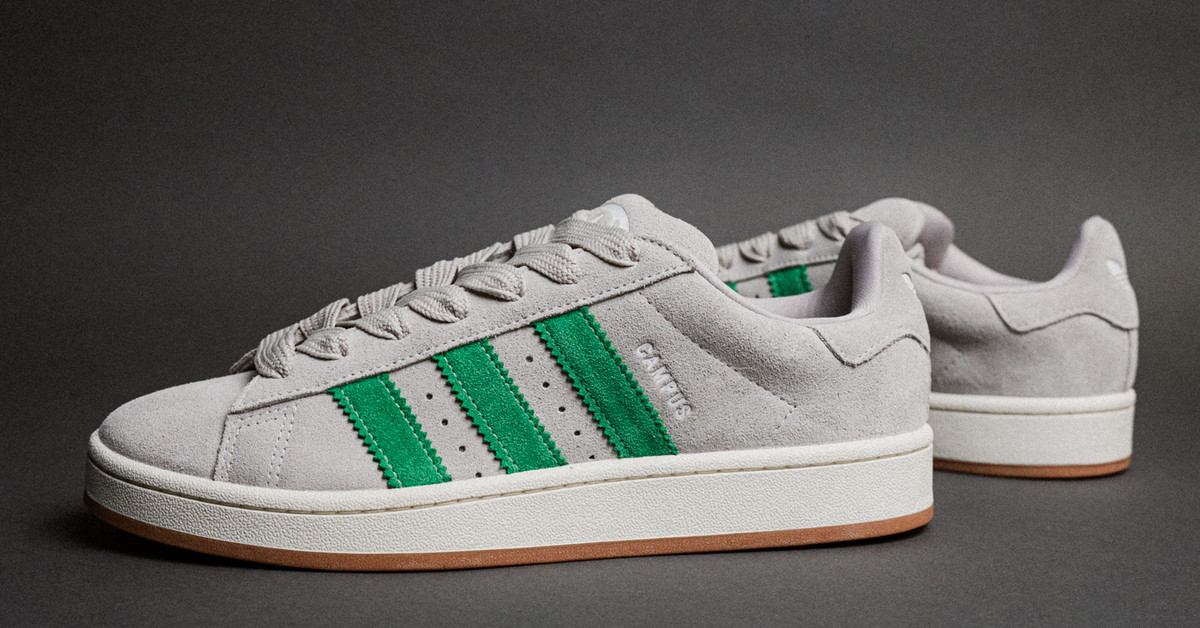 adidas campus grey one white