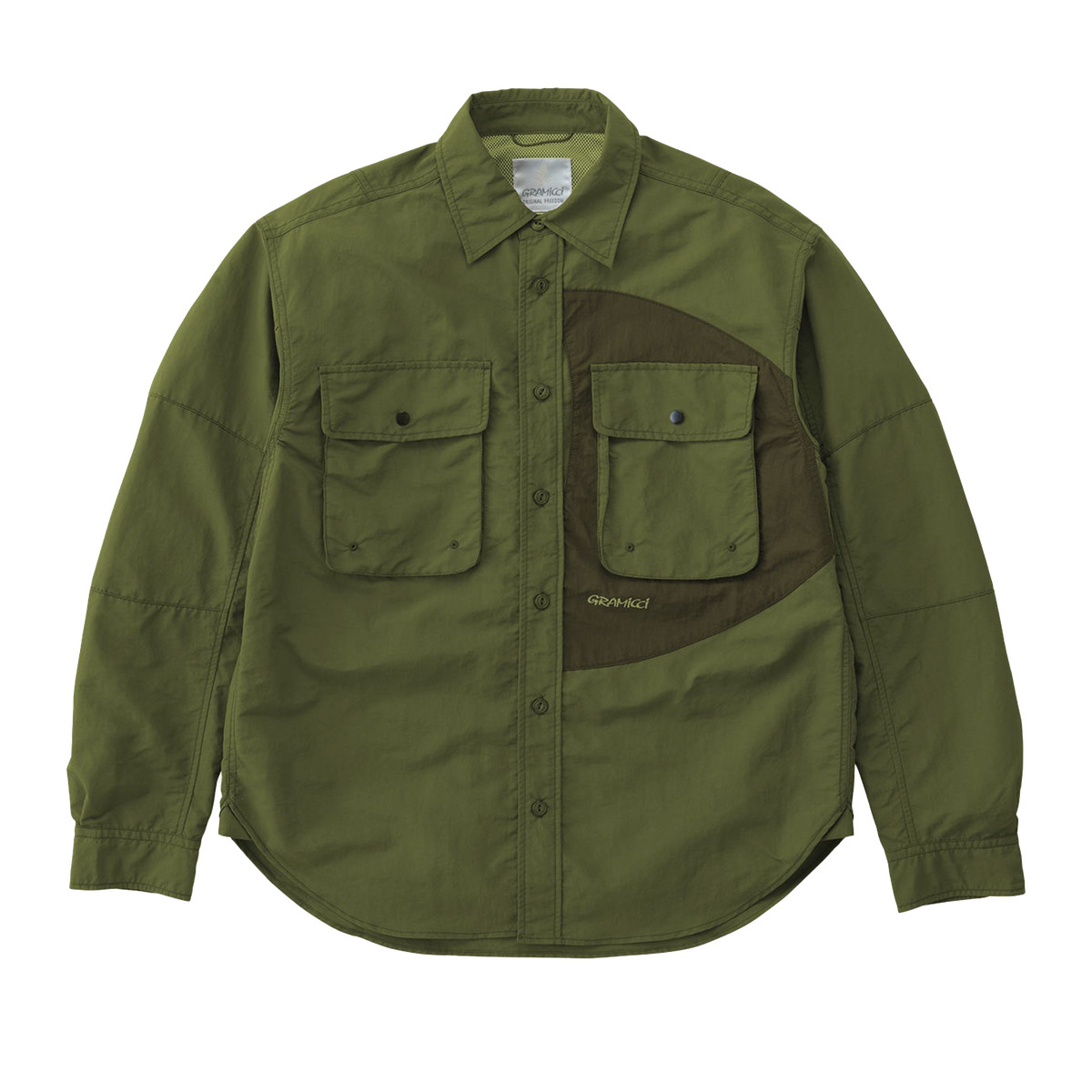 Gramicci Nylon Brentwood Shirt grün M - Hemden