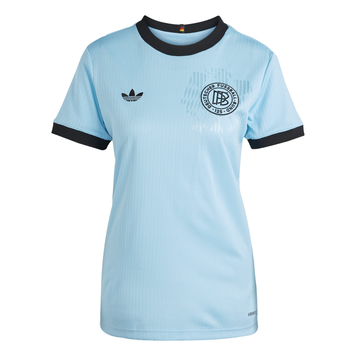 adidas DFB 125 Jersey W cyan / hellblau M - T-Shirts & Tops