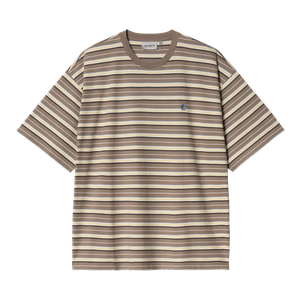 Carhartt WIP S/S Nathan T-Shirt (nathan stripe / branch)