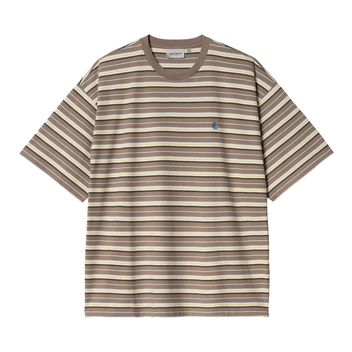 Carhartt WIP S/S Nathan T-Shirt beige S - T-Shirts & Tops